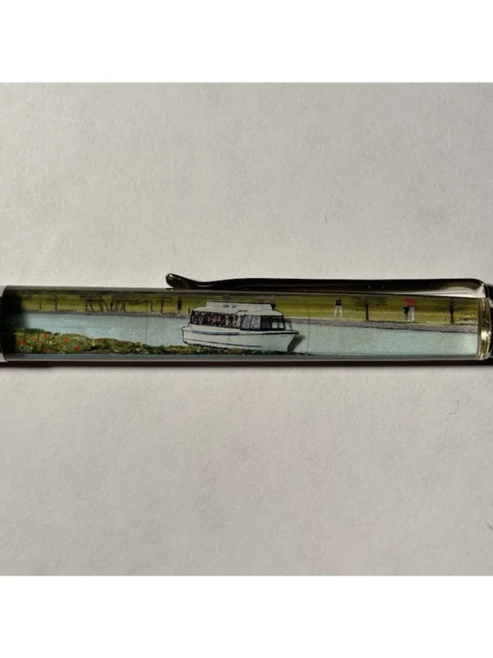 The Woodlands Texas Floaty Pen Boat Moves Advertising Collectible Promo Novelty